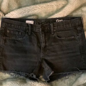 Black Jean Shorts - Gap